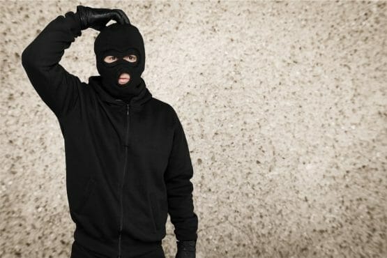 Thief In Black Balaclava