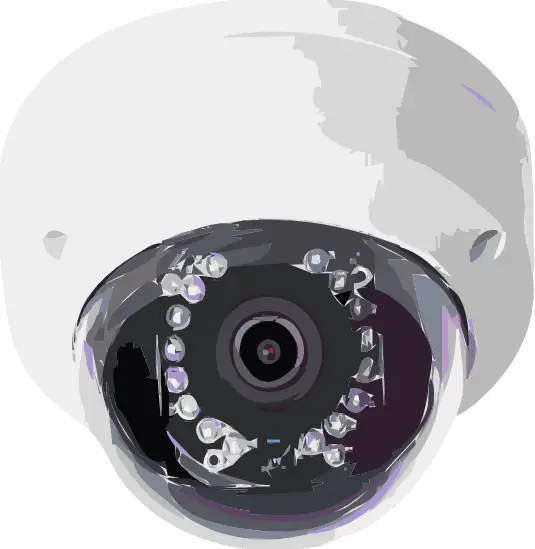 IR lights on security camera