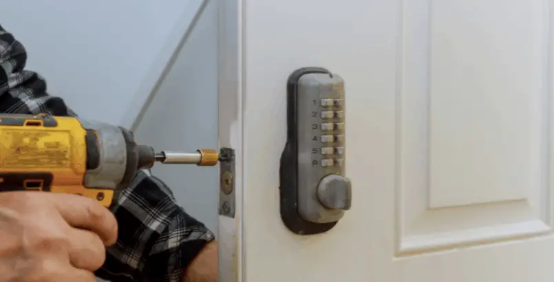 installing bedroom door lock