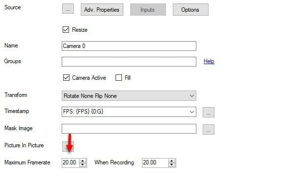 setting the maximum framerate