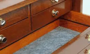 safe inside a fake drawer