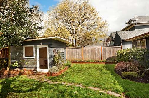 secure backyard shed