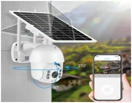 solar powered camera monitoring