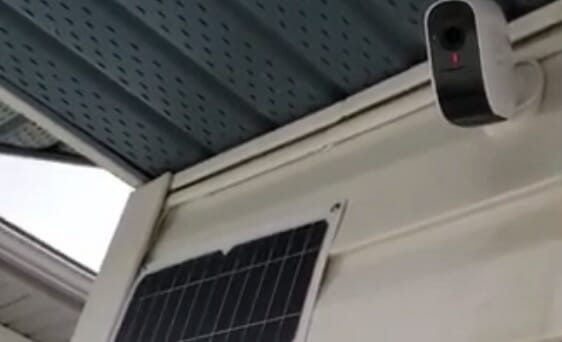 solar powered security camera 1