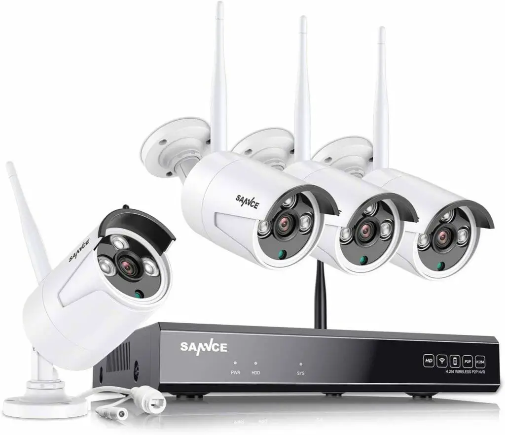 SANNCE 8 Channel 5MP HD Wireless NVR Security Camera System