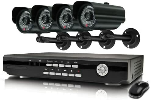 Swann Alpha D03C5 SWA43 D3C5 8 Channel H.264 DVR and 4 CCD Weather Resistant Cameras