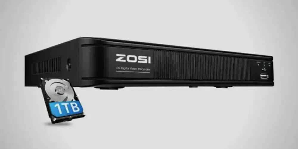 ZOSI DVR with 1TB storage
