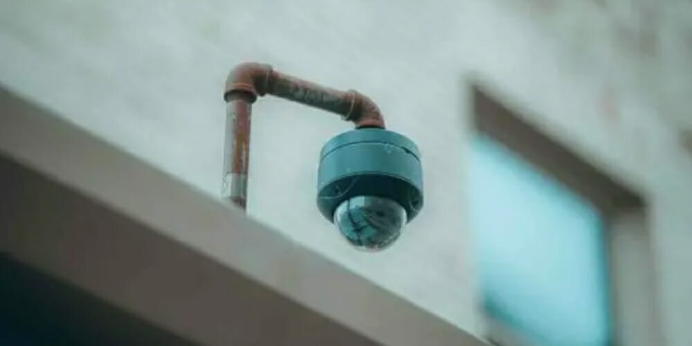 dome-like outdoor security camera