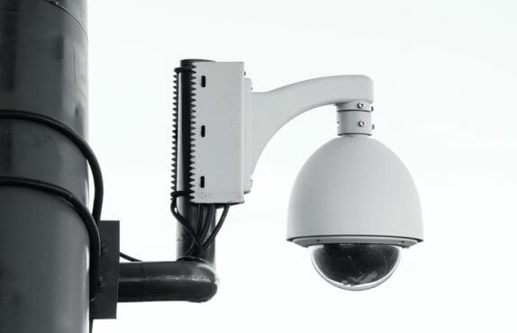 dome wired security camera