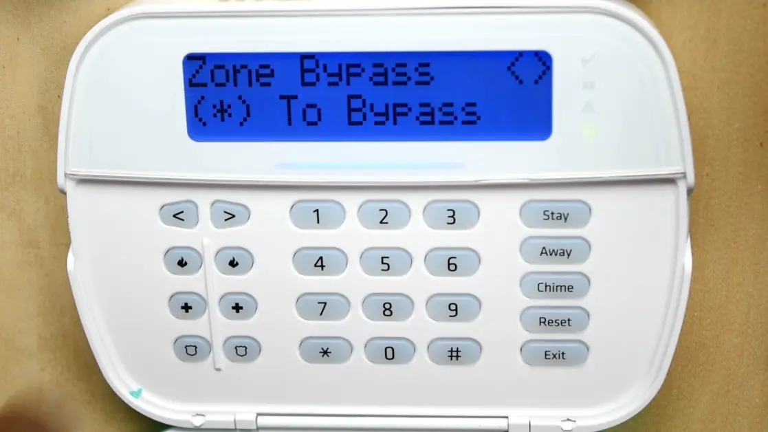 ADT zone bypass setting