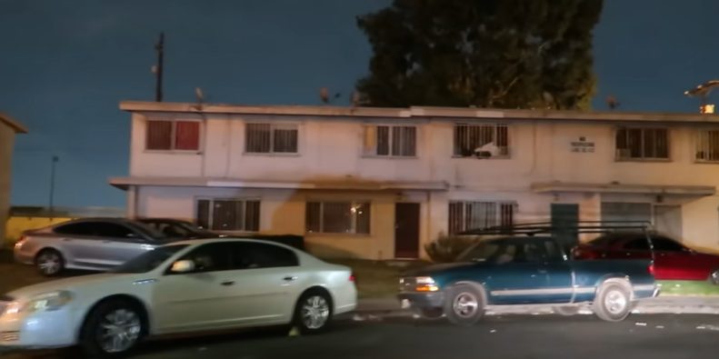 cars passing by the street