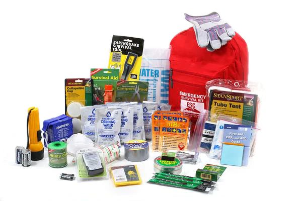 A flood emergency supply kit