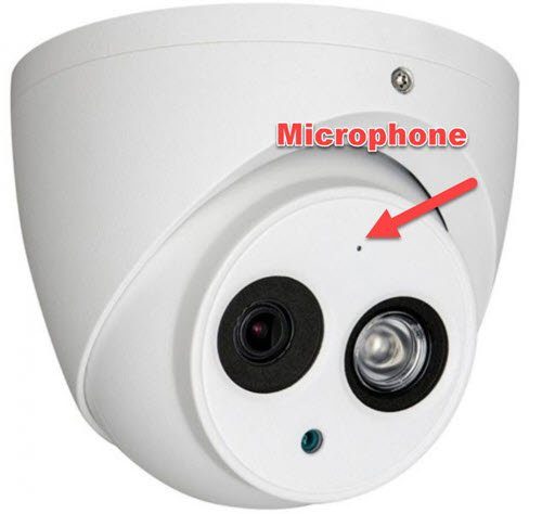 security camera microphone