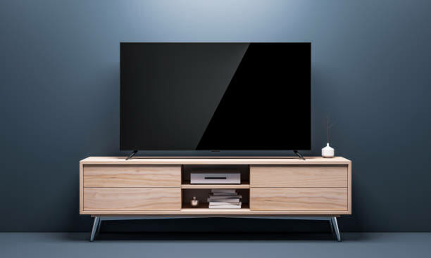tv on tv stand