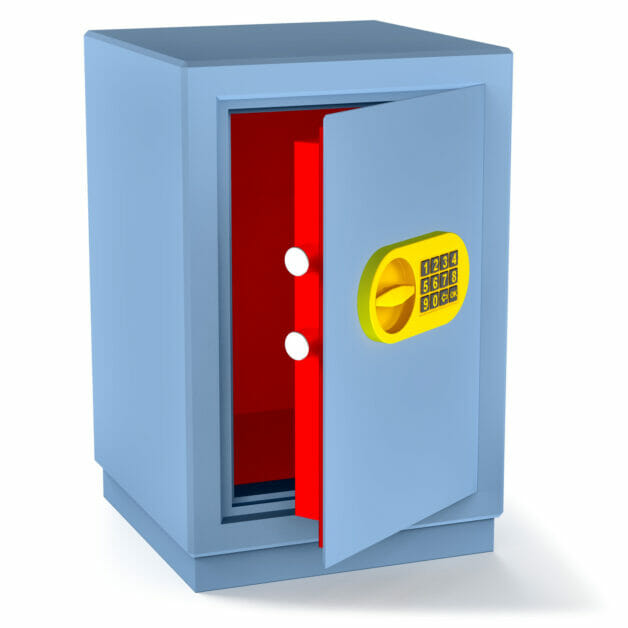 3d image of a lockbox