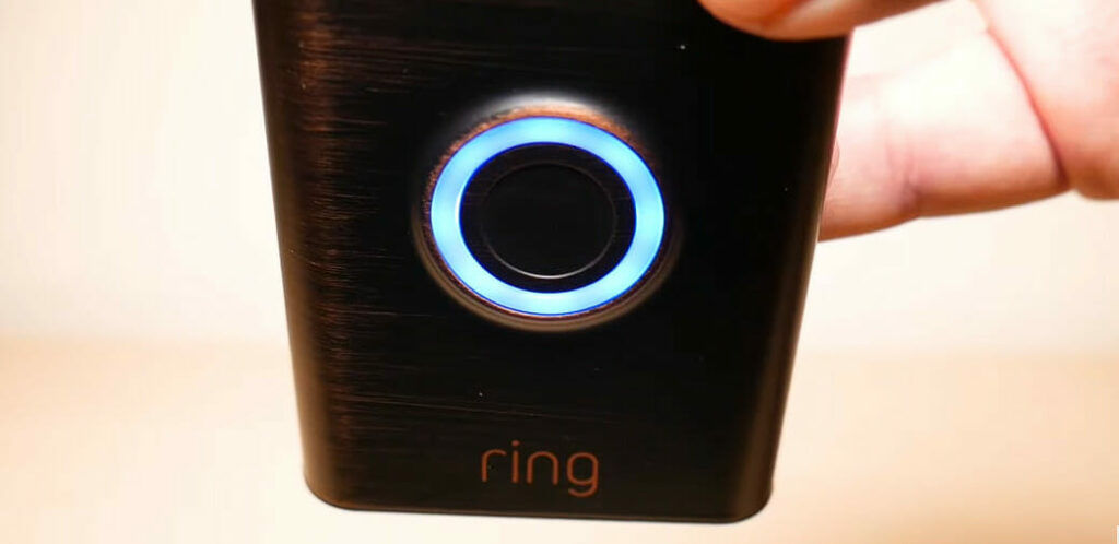performing a reset factory setting on Ring device