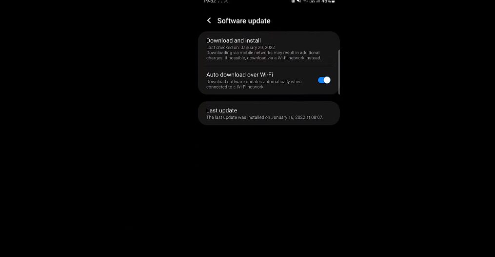 update the device and apps